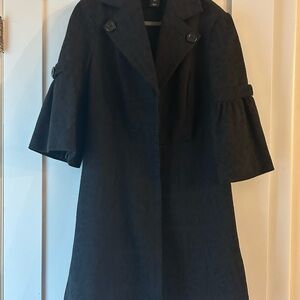 Chic Black Trench Coat for Women
